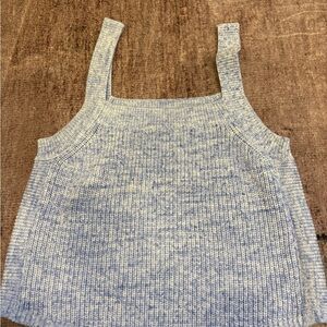 Reformation Light Blue Knit Tank Top